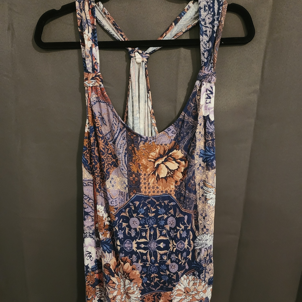 Maurices Floral Patterned Sleeveless Tank Top Sz. XL